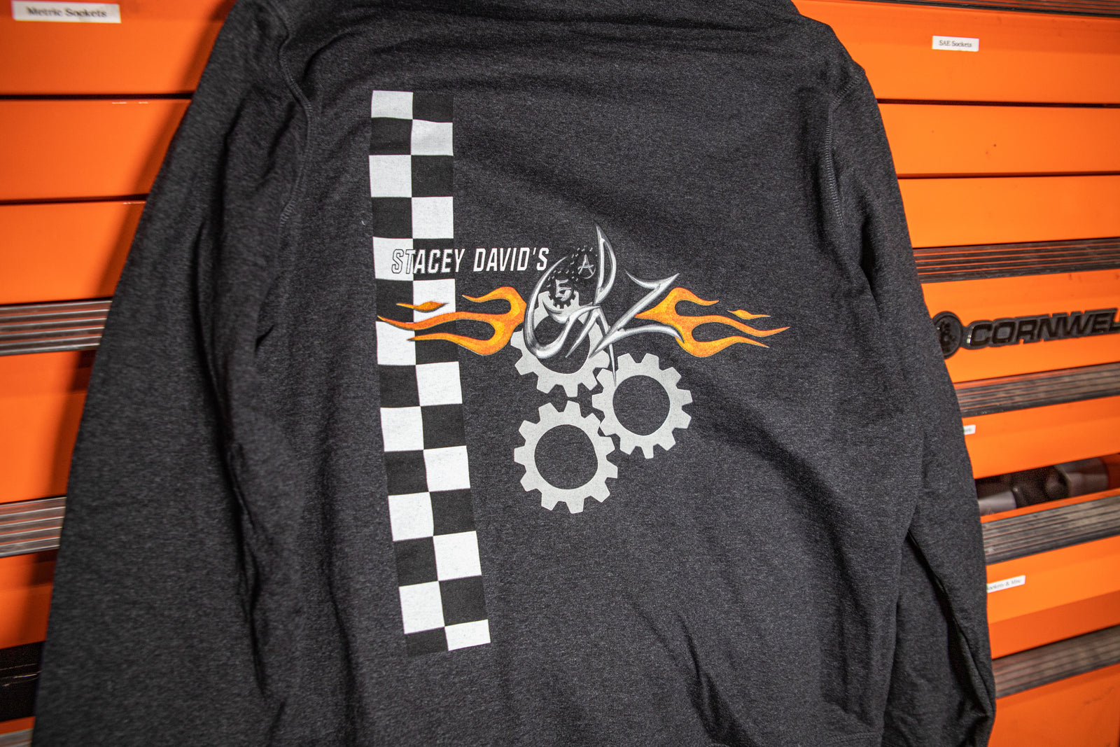 Gearz Zip-Up Hoodie - Front and Back Printed