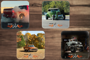 Stacey David's Gearz Project Coasters