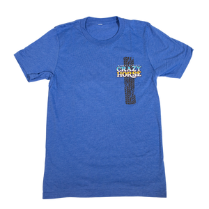 Crazy Horse Short Sleeve T-Shirt Full Color Graphic