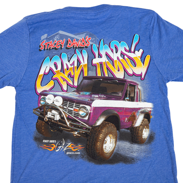 Crazy Horse Short Sleeve T-Shirt Full Color Graphic - Stacey