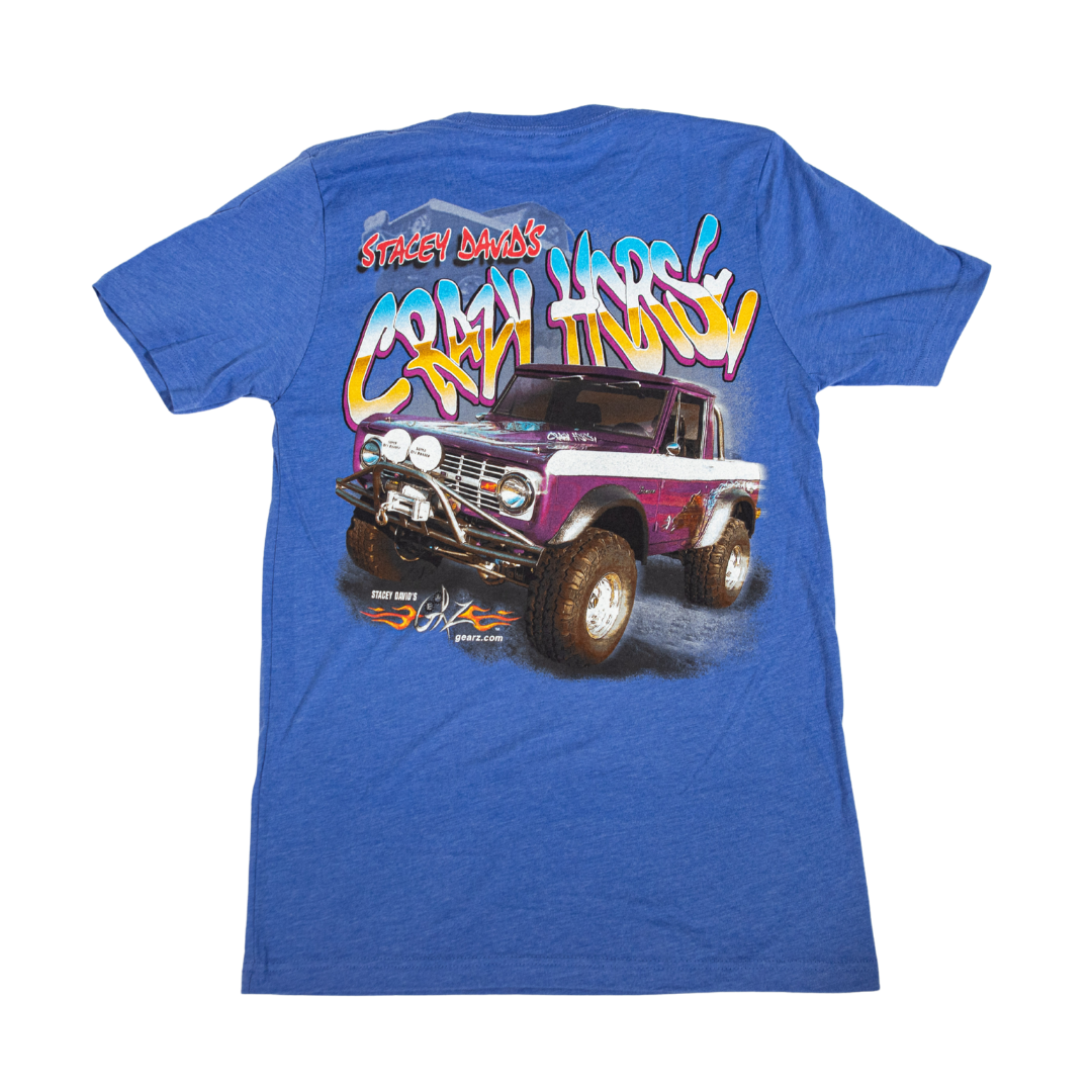 Crazy Horse Short Sleeve T-Shirt Full Color Graphic - Stacey