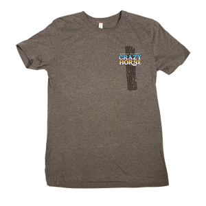 Crazy Horse Short Sleeve T-Shirt Full Color Graphic