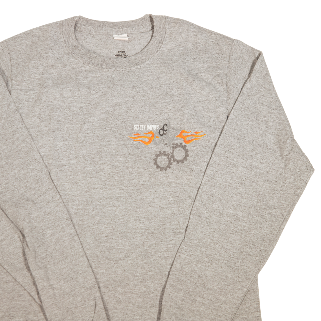 Gearz Gray Long Sleeve T-Shirt