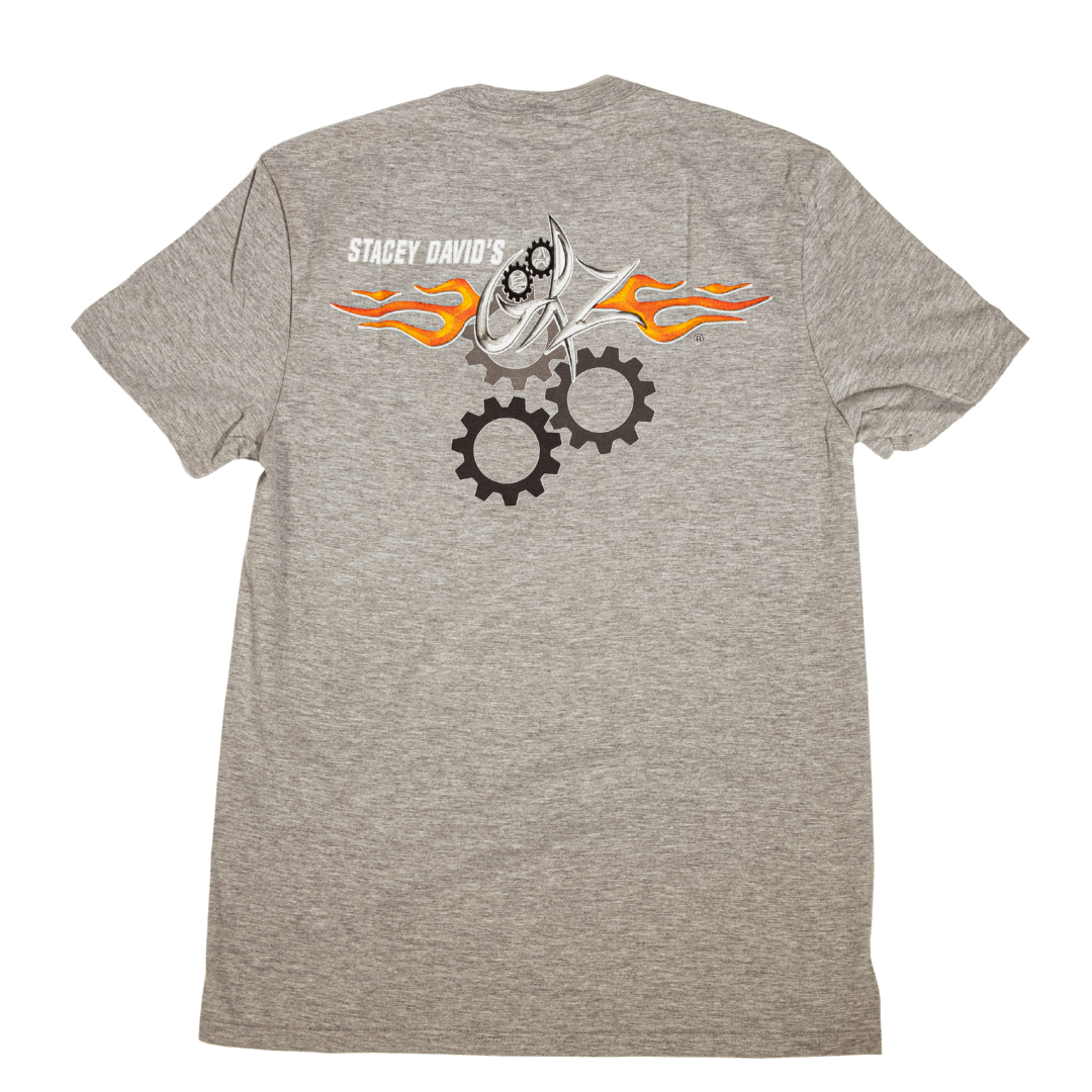 Gearz Gray Short Sleeve T-Shirt - Stacey David's Gearz