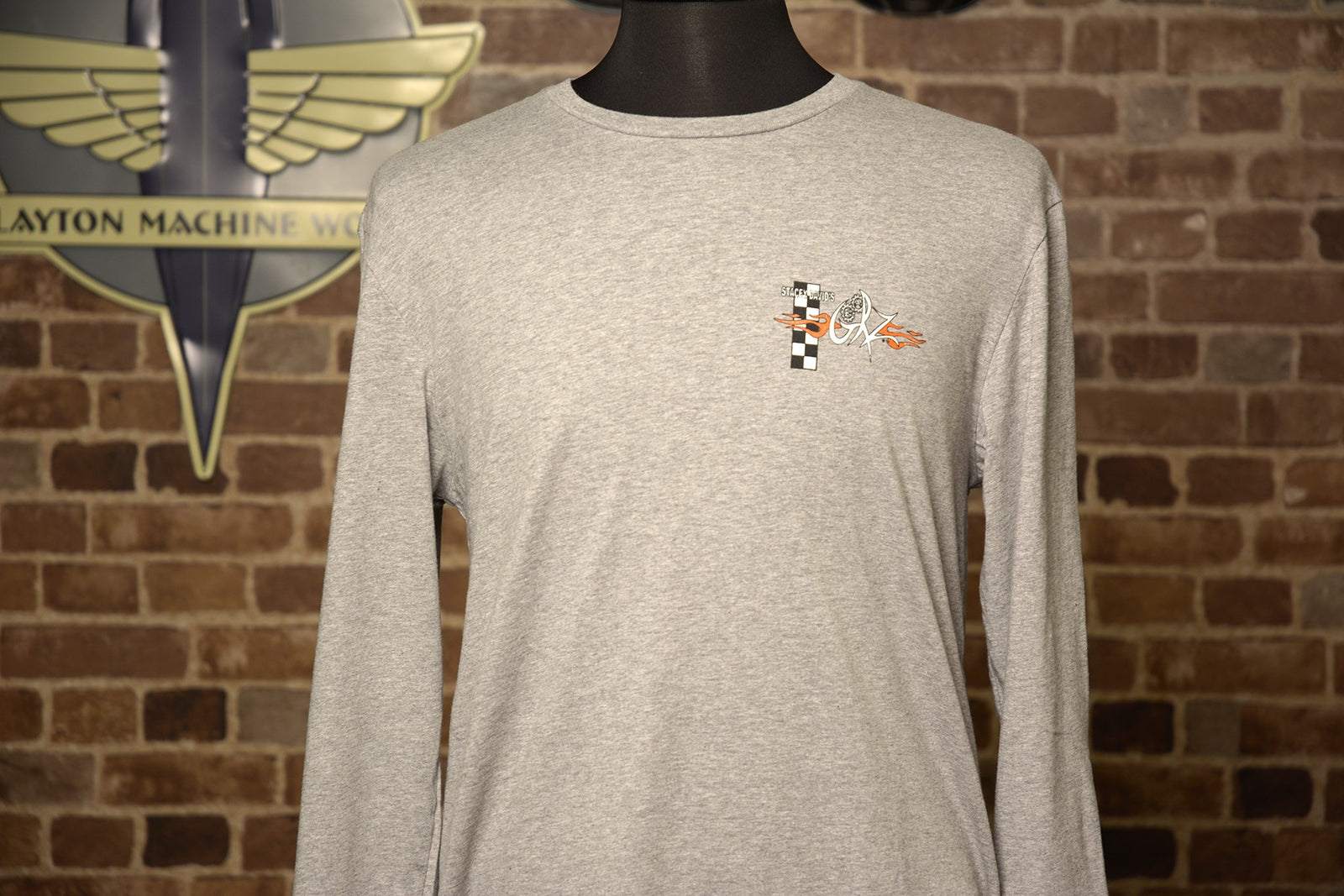 Gearz Gray Long Sleeve T-Shirt