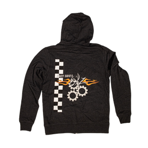 Gearz Zip-Up Hoodie - Front and Back Printed