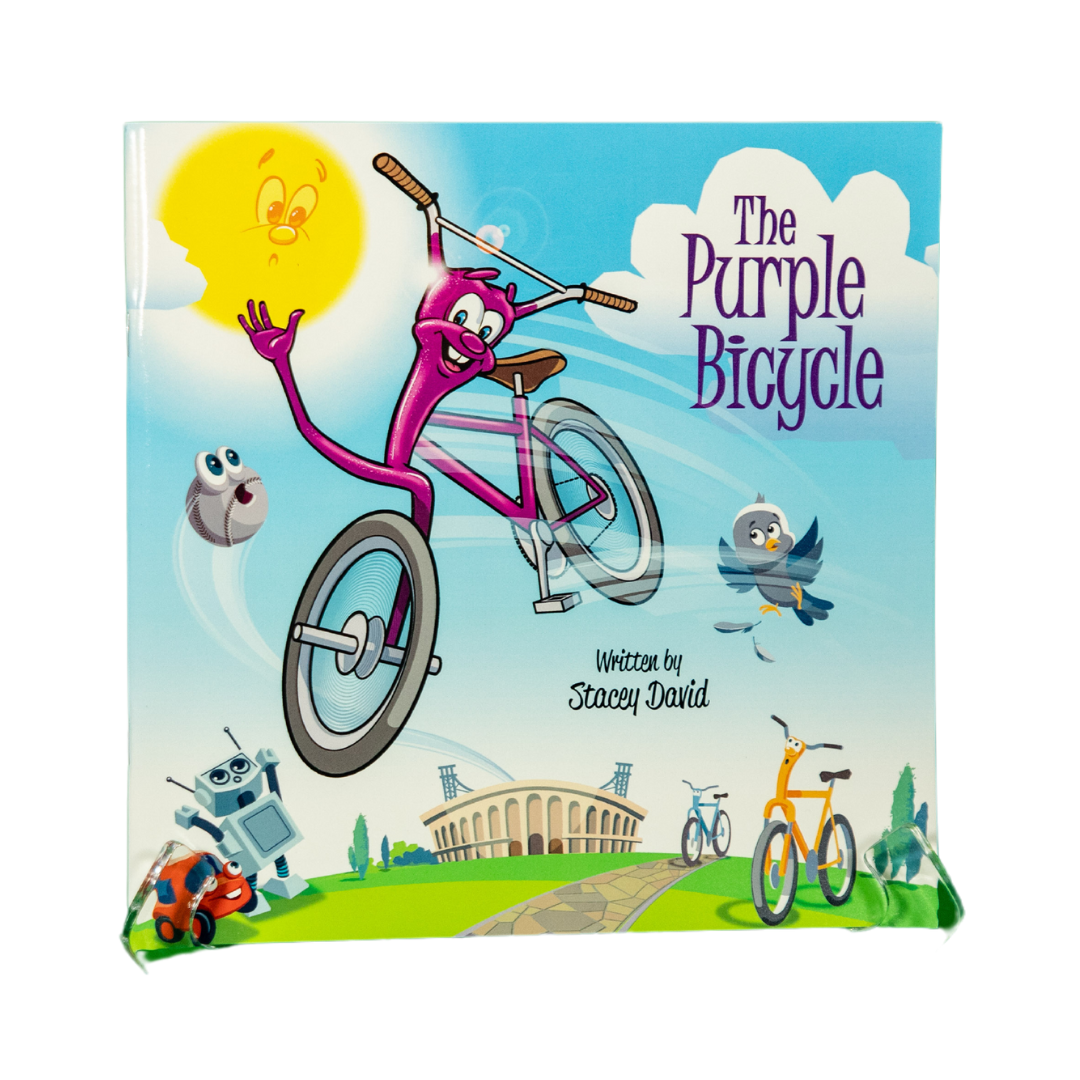 Purple Bicycle Book - Stacey David's Gearz Purple Bicycle Book - Stacey David's Gearz
