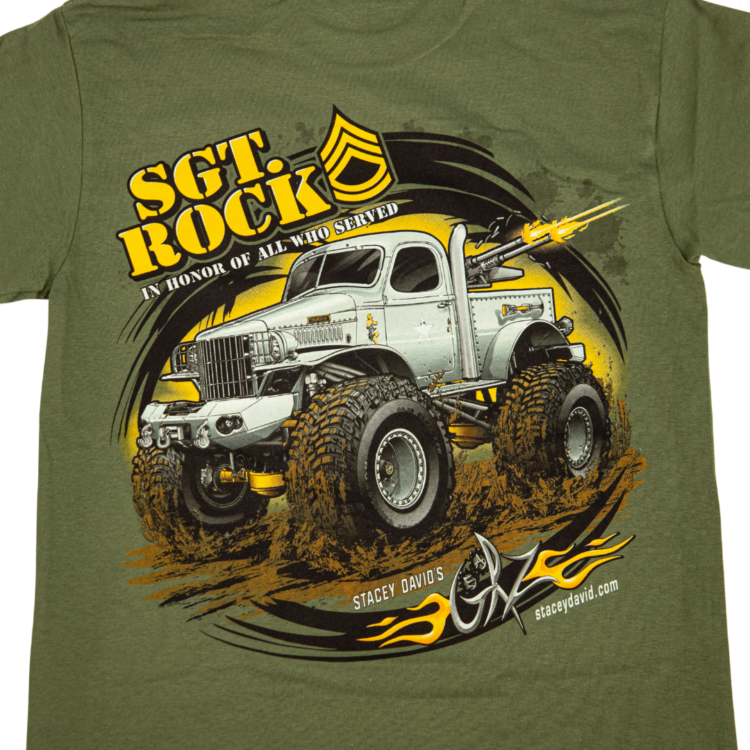 Sgt. Rock Short Sleeve T-Shirt Full Color Graphic