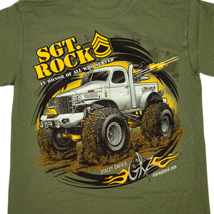 Sgt. Rock Short Sleeve T-Shirt Full Color Graphic