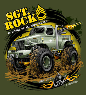 Sgt. Rock Short Sleeve T-Shirt Full Color Graphic