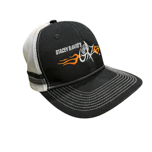 Gearz Striped Mesh Back Snapback Trucker Cap