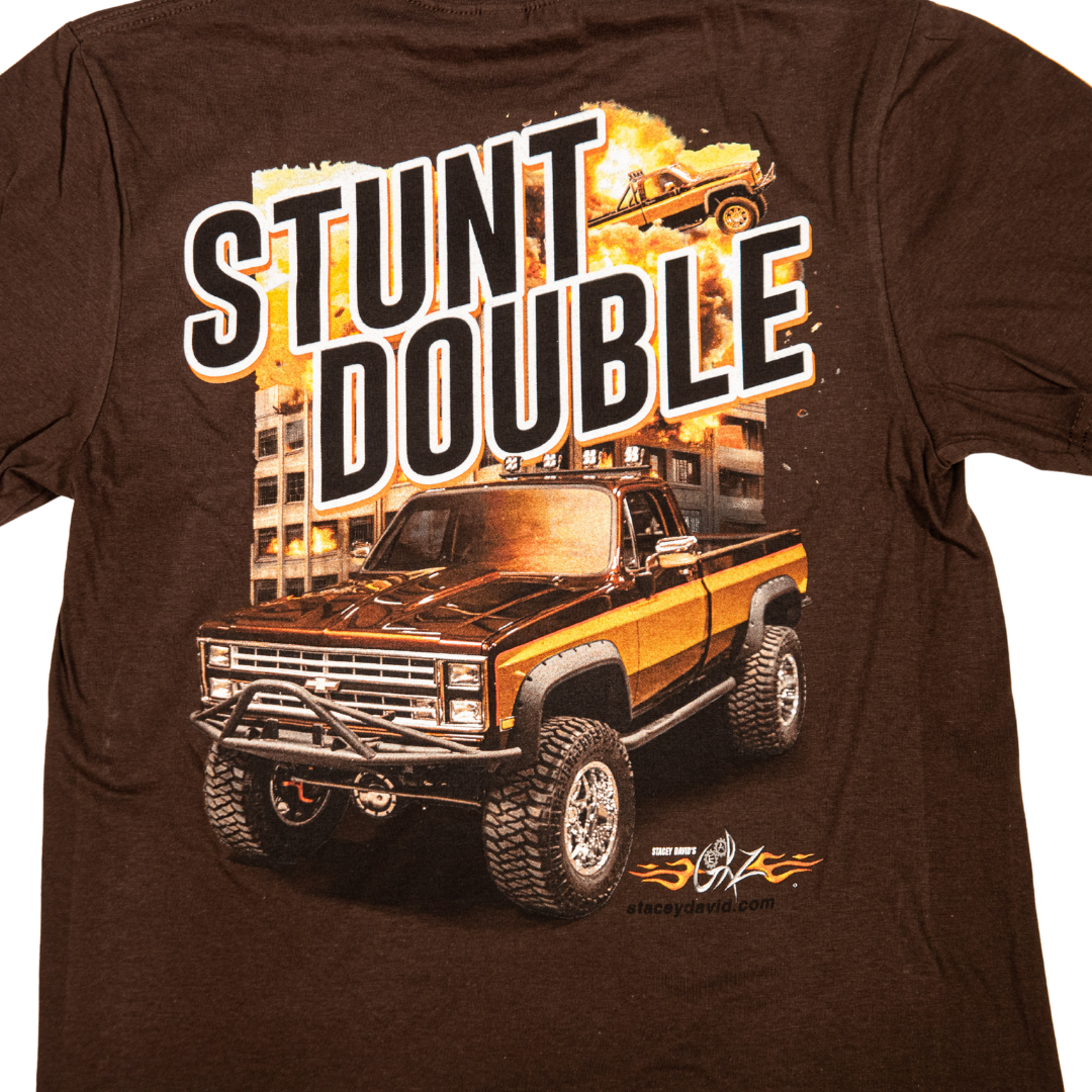 Stunt Double Short Sleeve T-Shirt Full Color Graphic