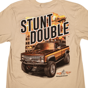 Stunt Double Short Sleeve T-Shirt Full Color Graphic