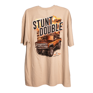 Stunt Double Short Sleeve T-Shirt Full Color Graphic