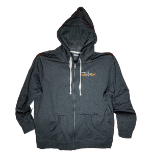 Gearz Zip-Up Hoodie - Front and Back Printed