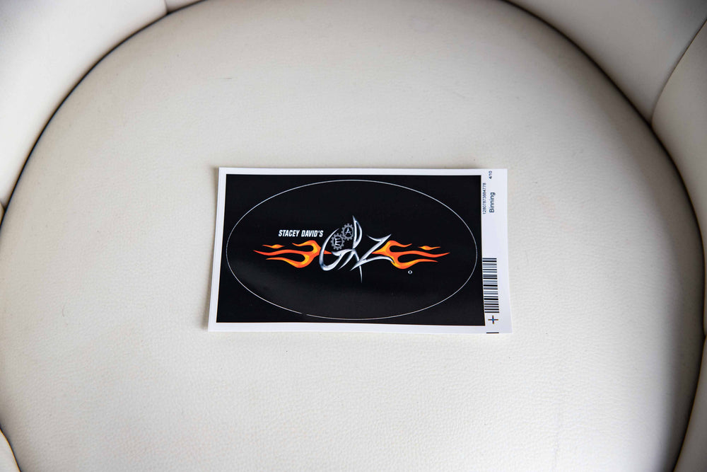 5 Inch Die-Cut Oval Vinyl Sticker